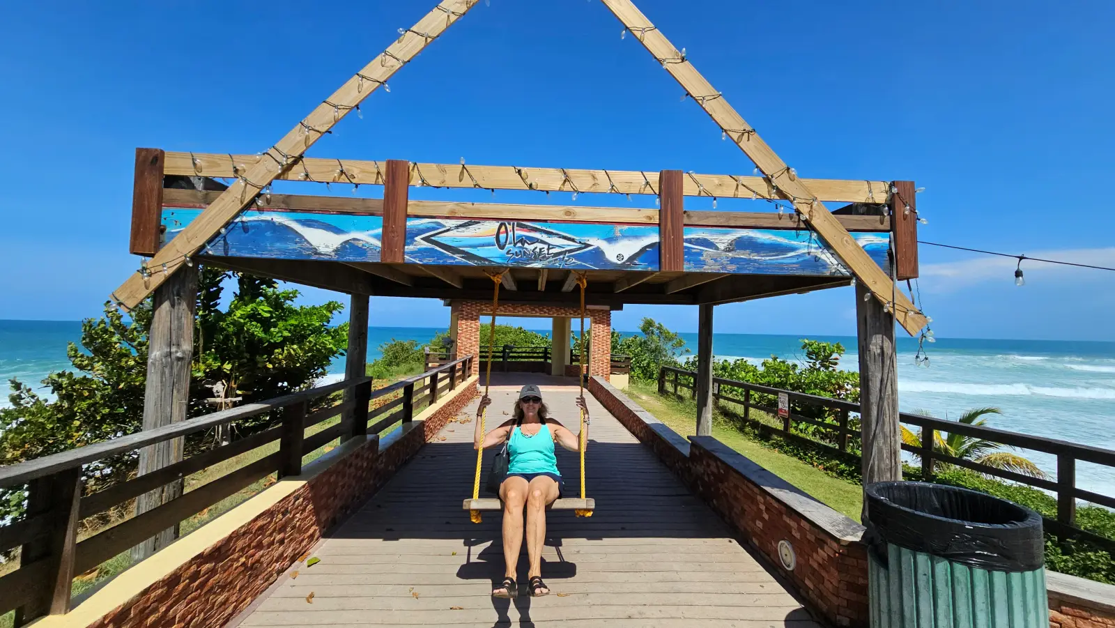 2Swing on the Domes beach overlook