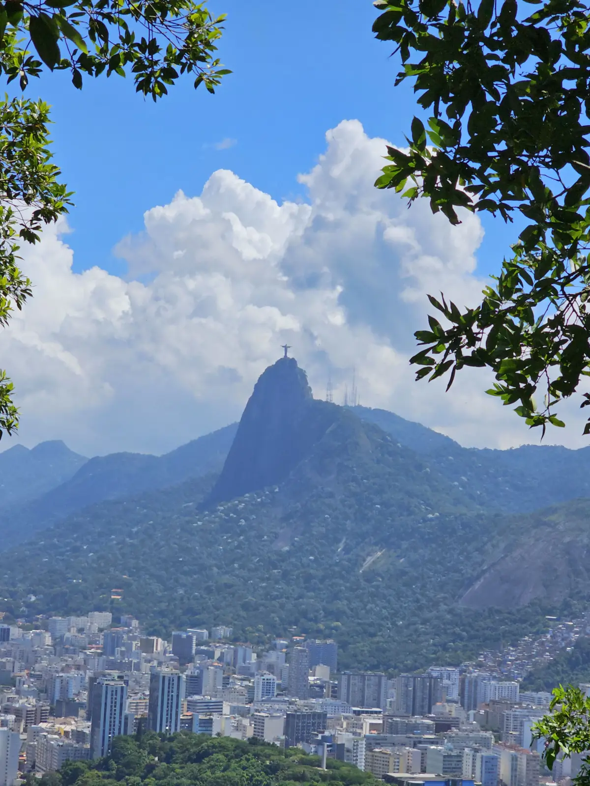 View of Christ the Redeemer from Morro de Urca 