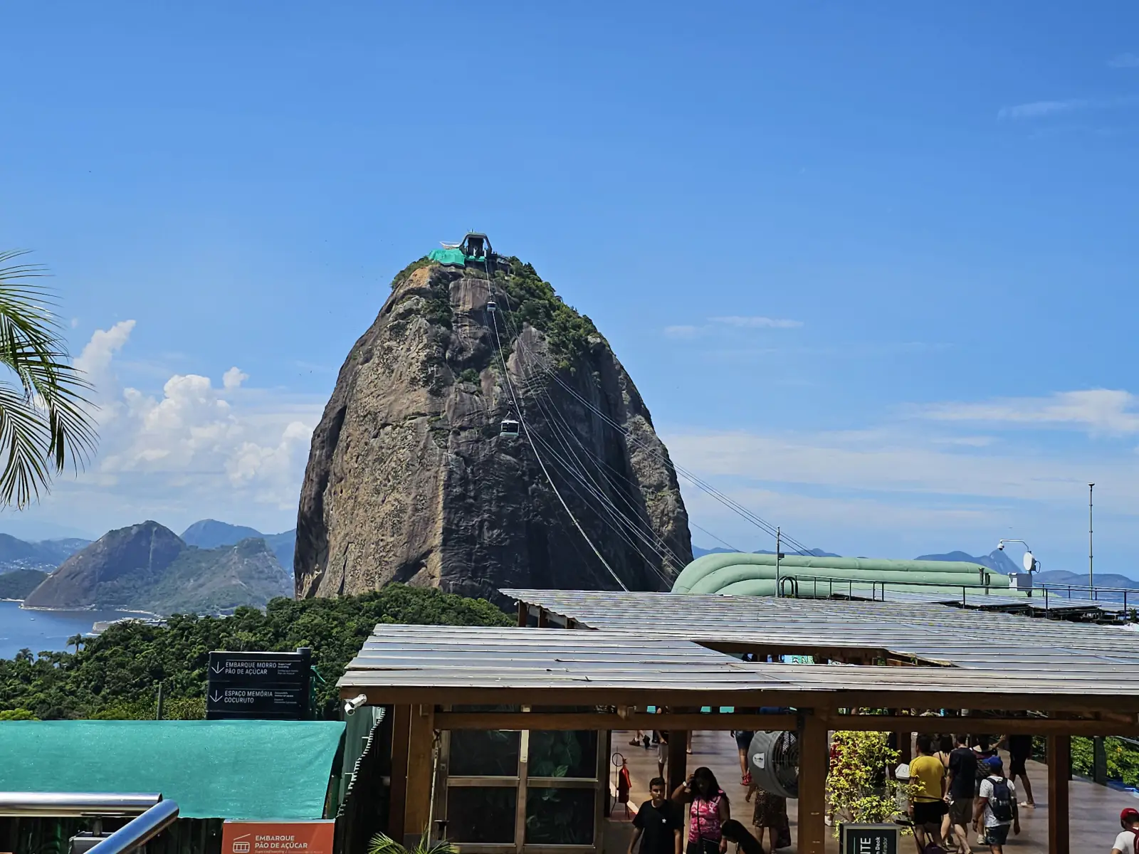 View of Sugarloaf from the top of Morro de Urca 