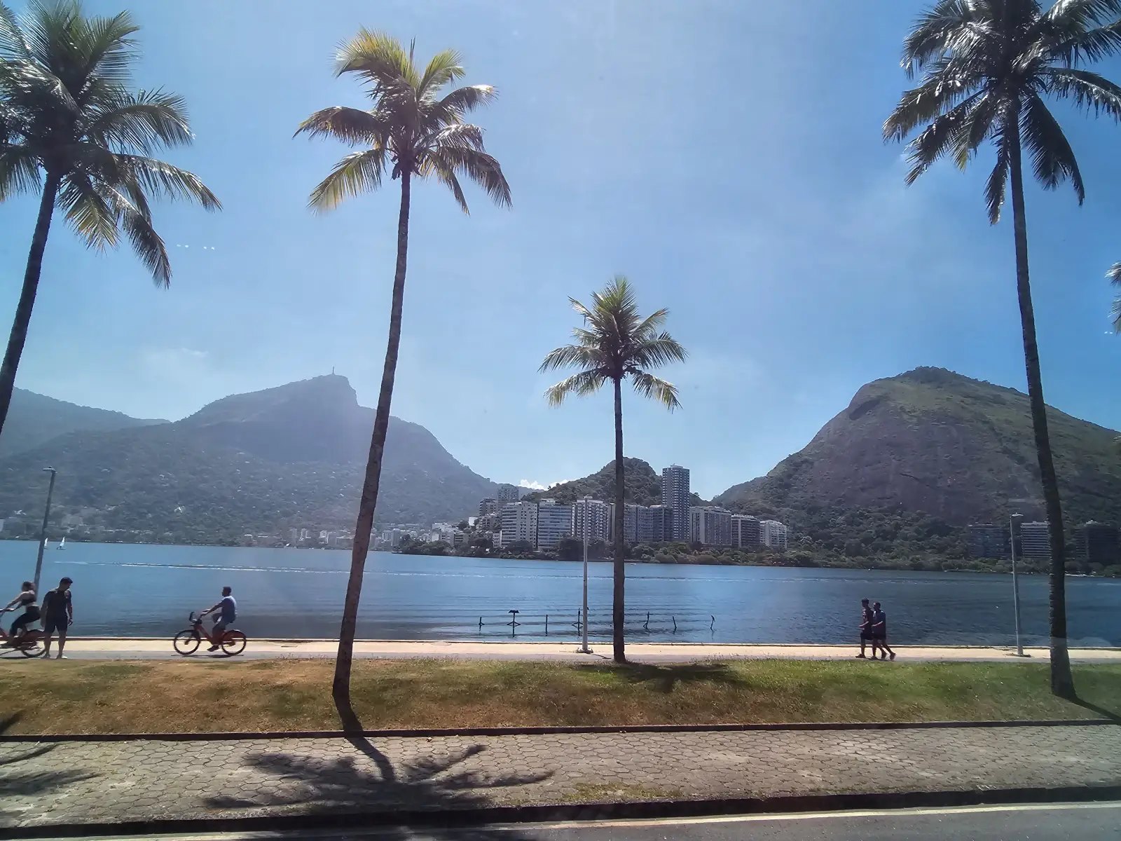Christ the Redeemer from the Rodrigo de Freitas Lagoon