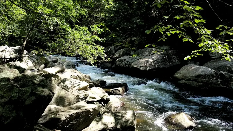 Rapids on Deer Creek at Rocks State Park