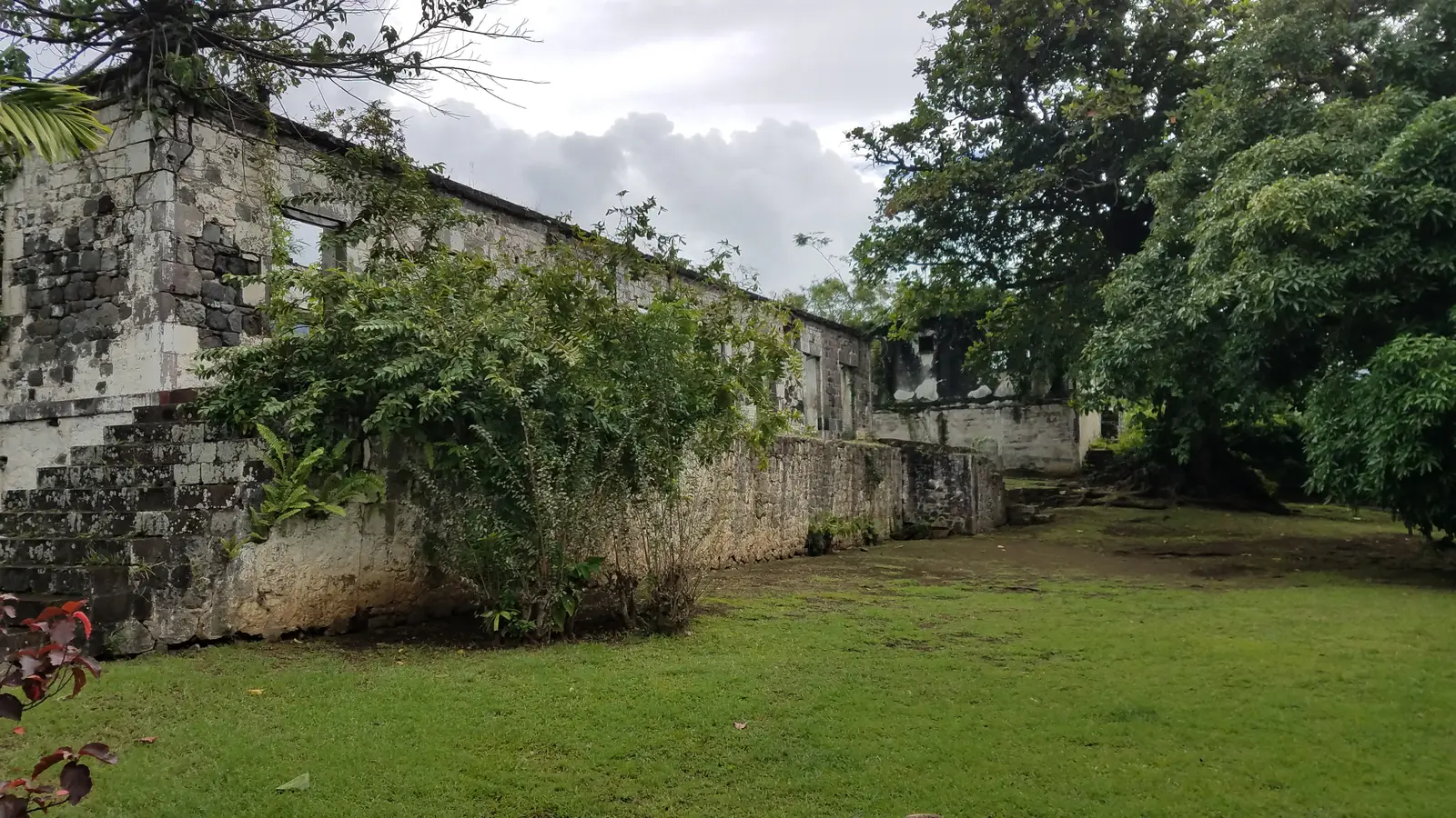 Wall of the Morne Bruce fort