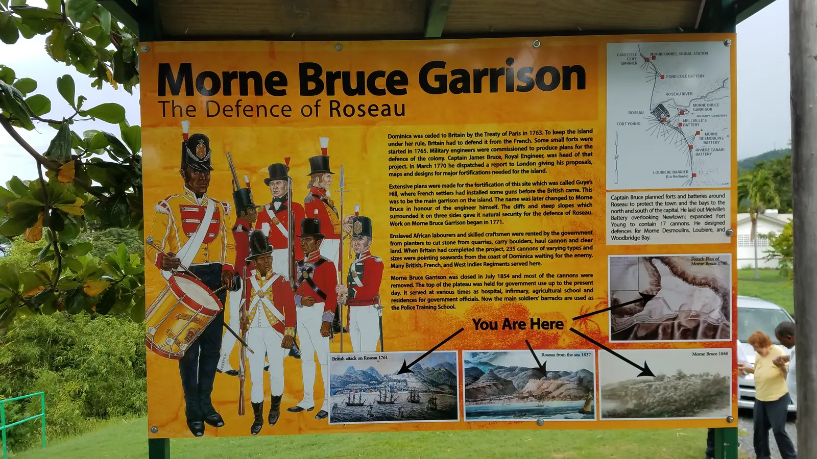 Morne Bruce fort