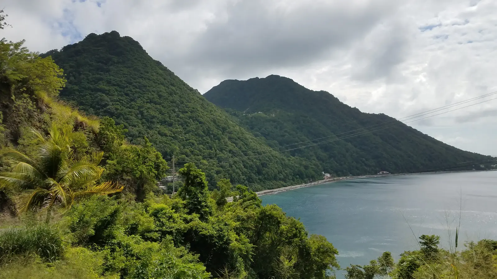 The coastline near Soufriere