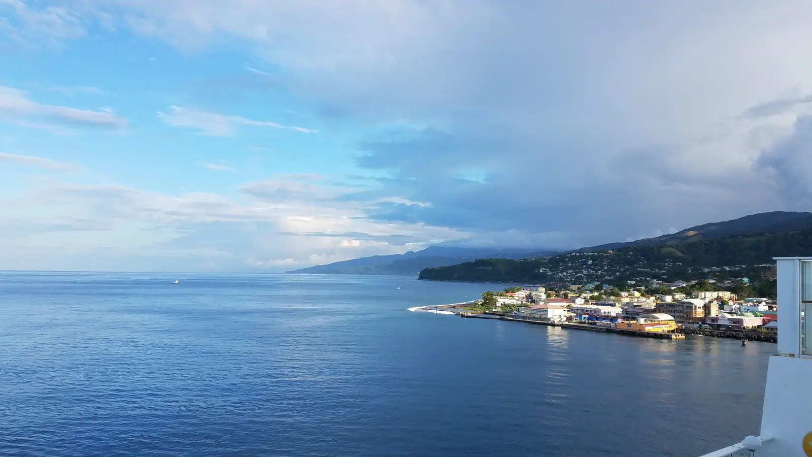 The port at Roseau, Dominica