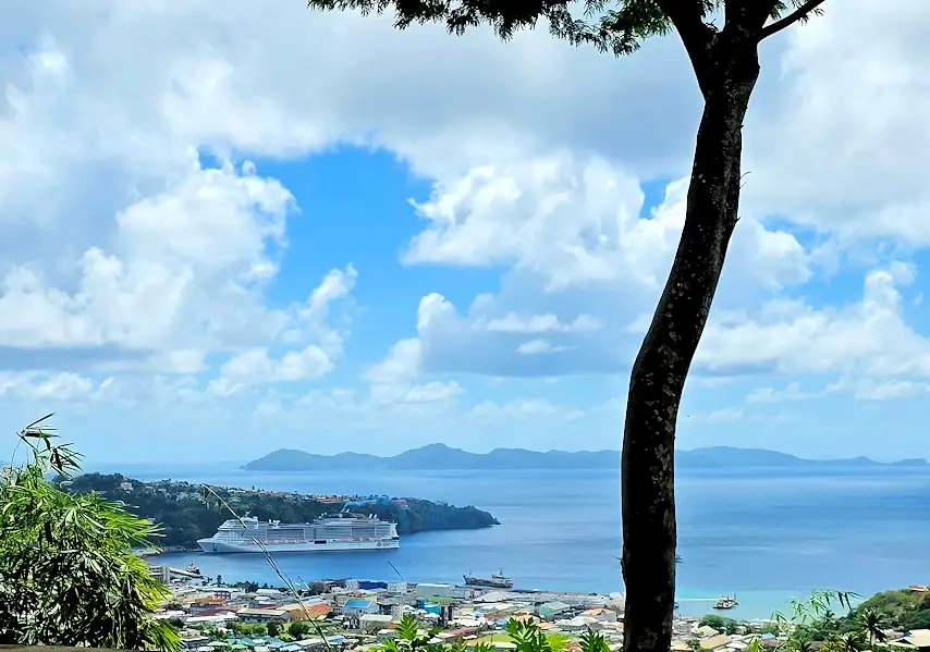 View of Kingstown harbor 