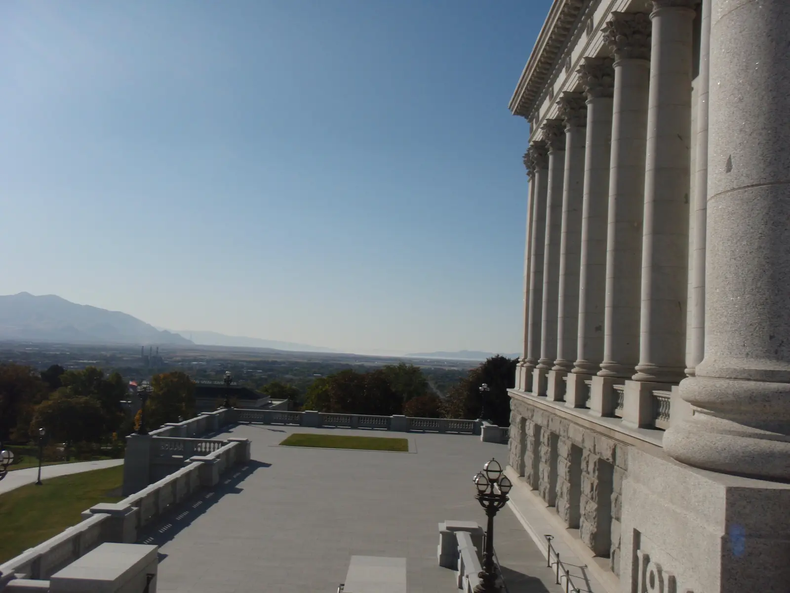 View from the Utah State Capitol