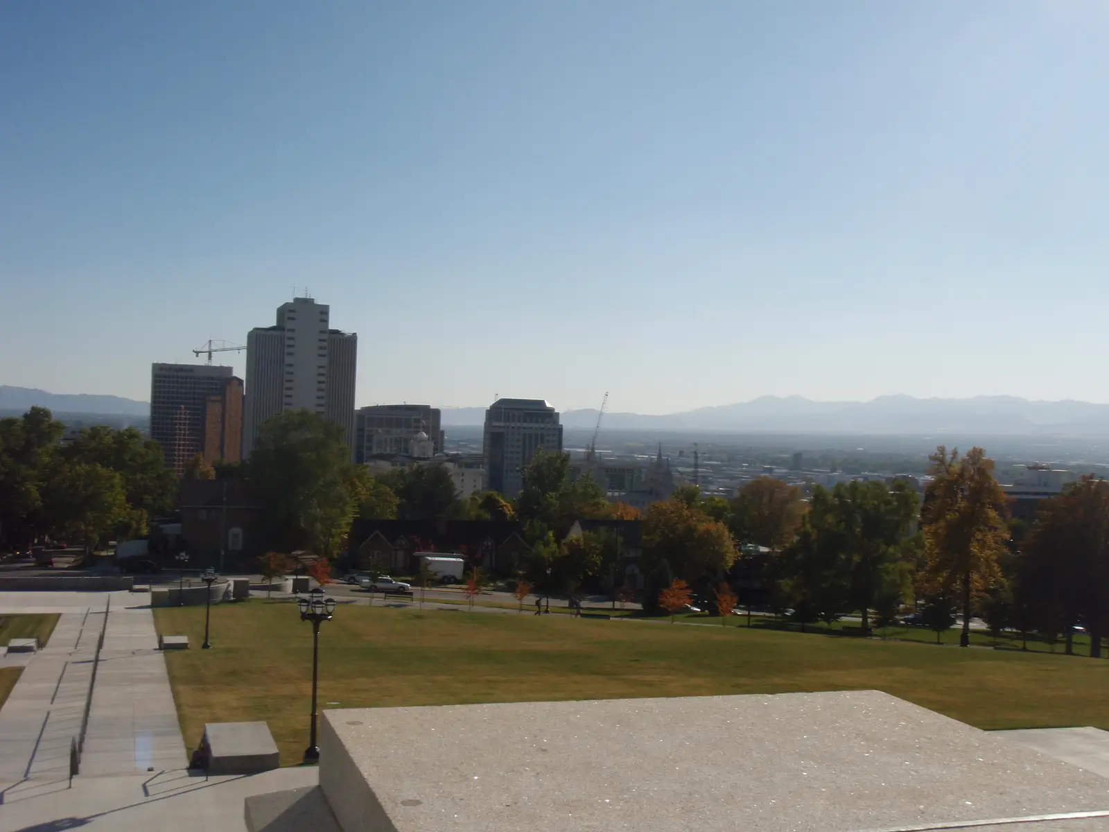 View from the Utah State Capitol