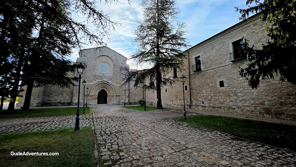 The church next to the Monastery of Santa María de Valbuena