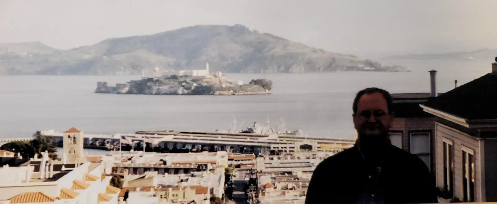 Alcatraz Island from Telegraph Hill