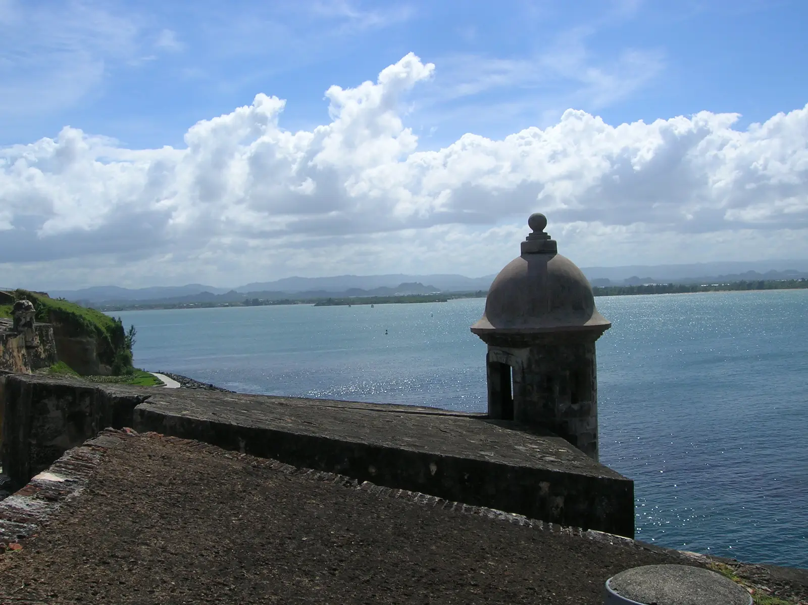 View from El Morro across the bay