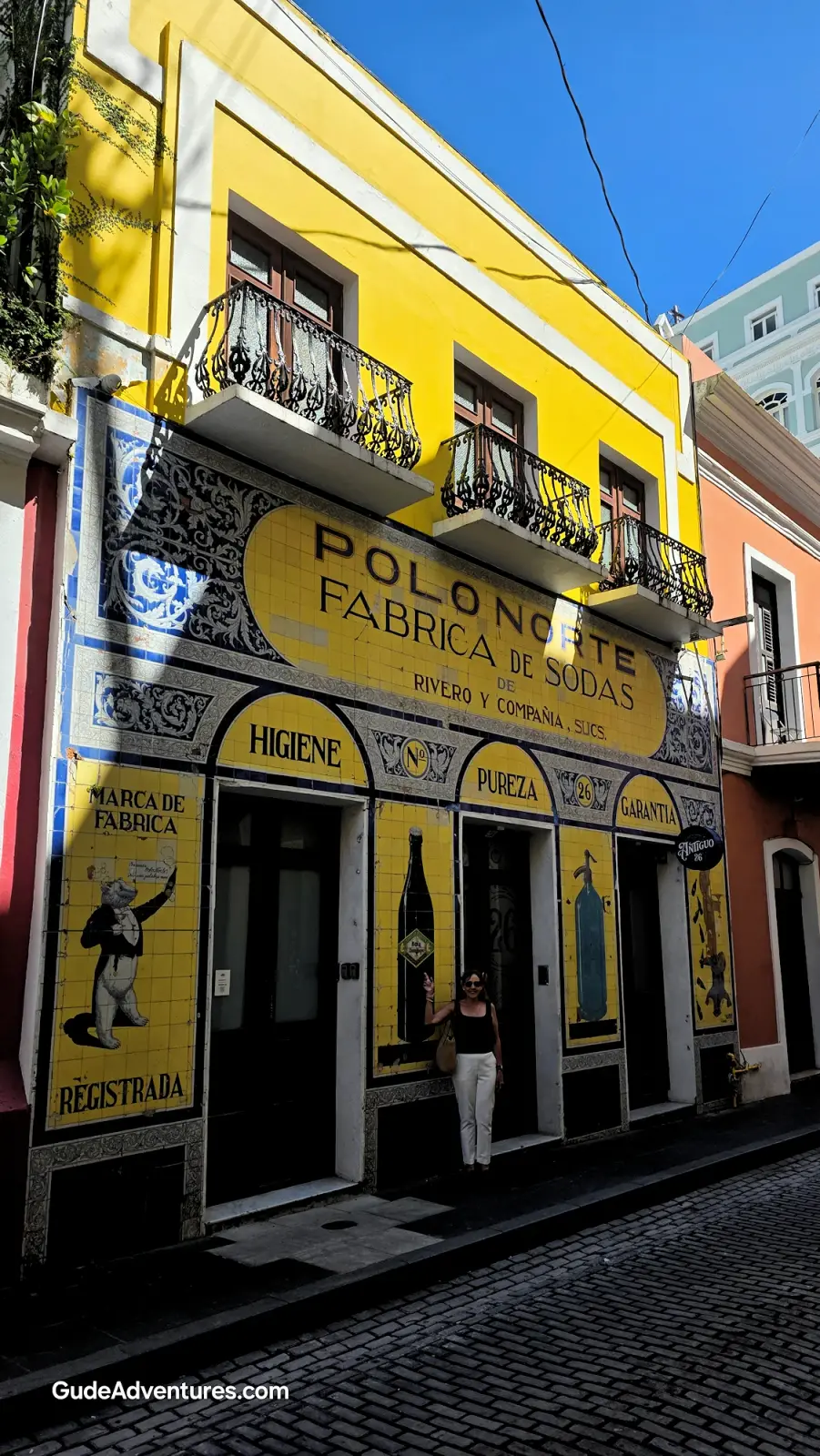 Old Polo Norte soda plant in Old San Juan