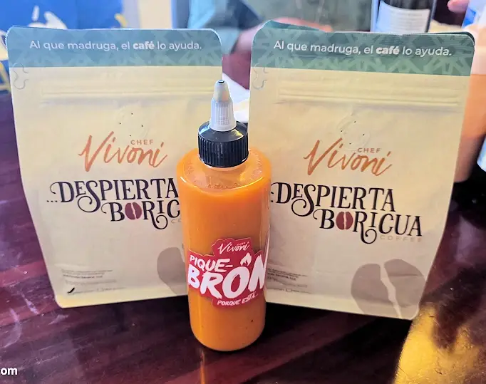Hot sauce and coffee from the Vivoni family farm
