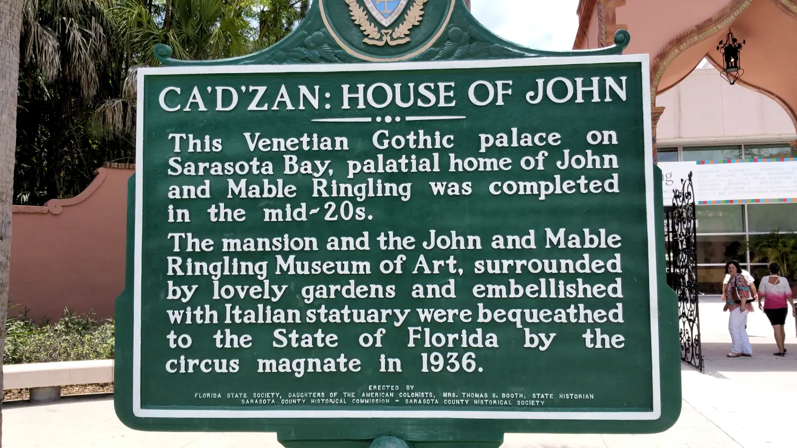 Information on the Cadzan mansion