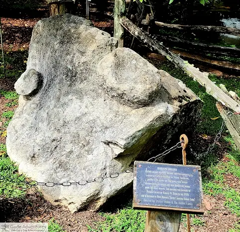 Prehistoric Rock Carvings at Hagood Mill