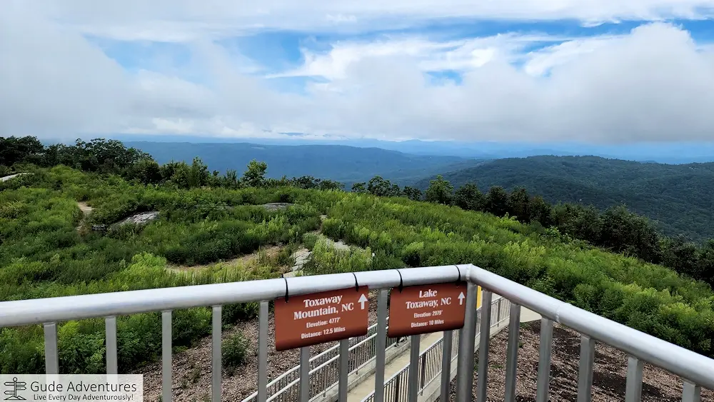 View from the Sassafras Mountain Observation Tower