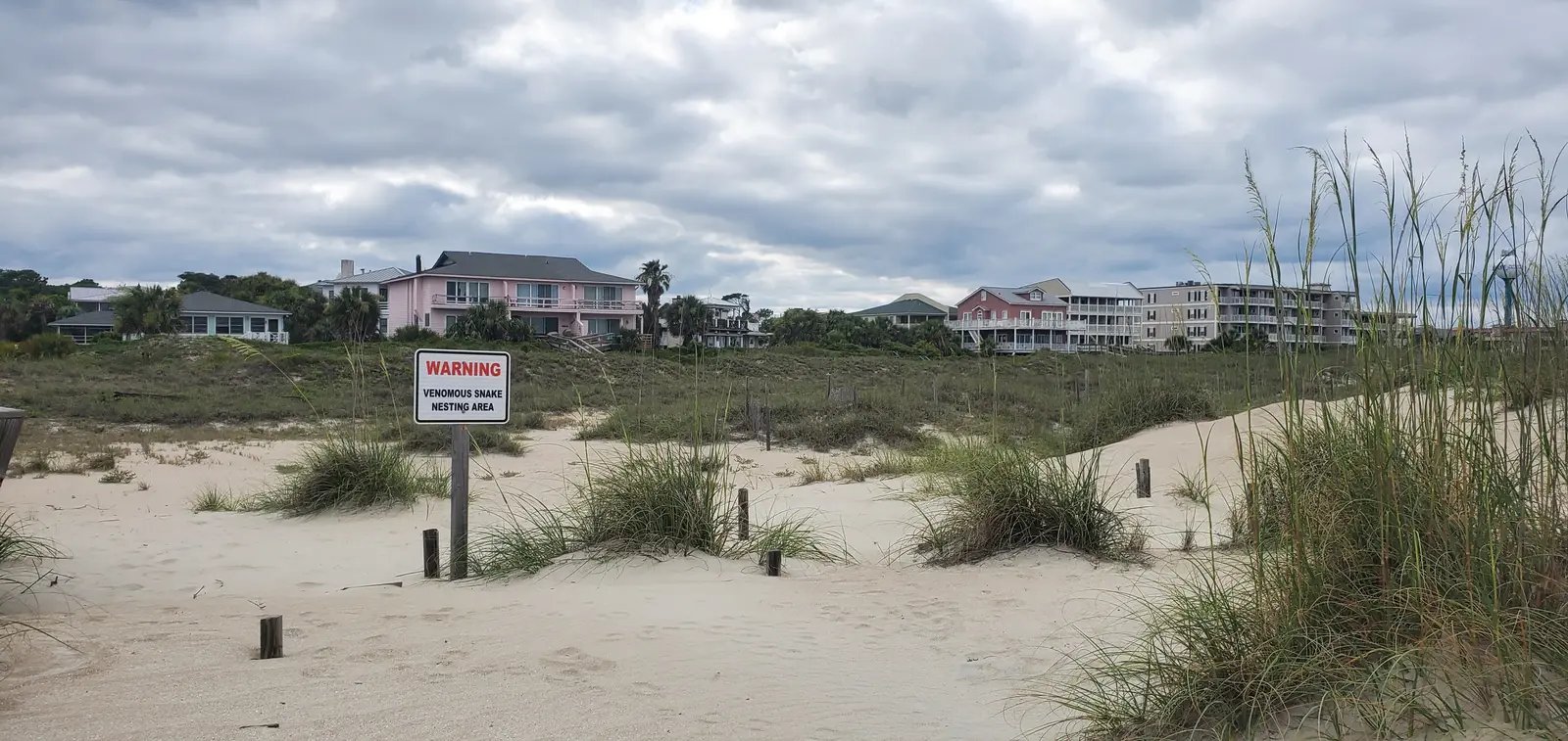 The beach at Tybee Island