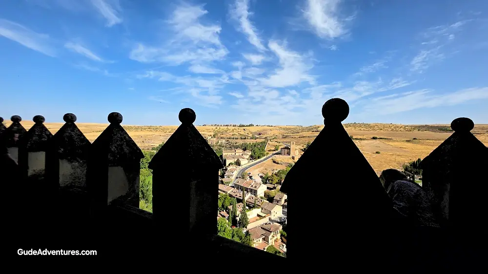 View of the valley from the Alcázar of Segovia