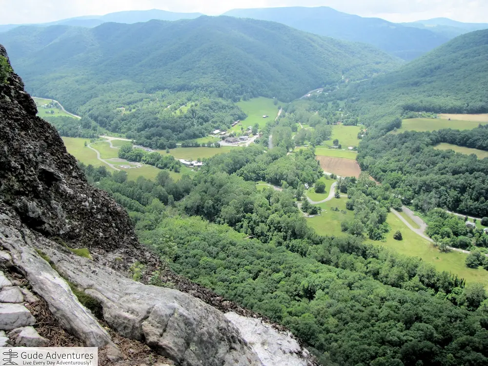 Another view of the valley below from Seneca Rocks