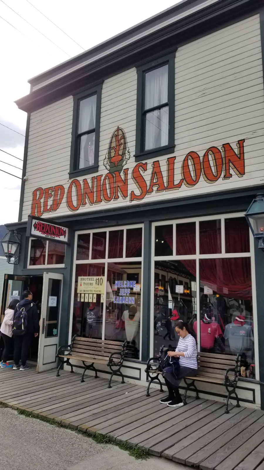 The infamous Red Onion Saloon in Skagway