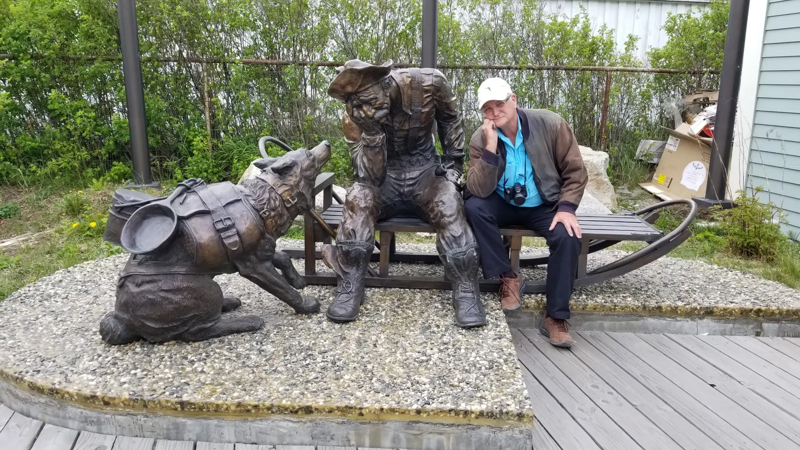 The Stampeder statue