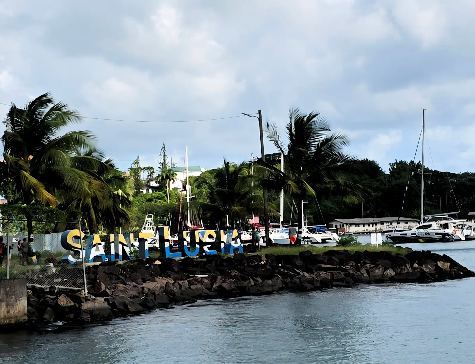 St Lucia sign