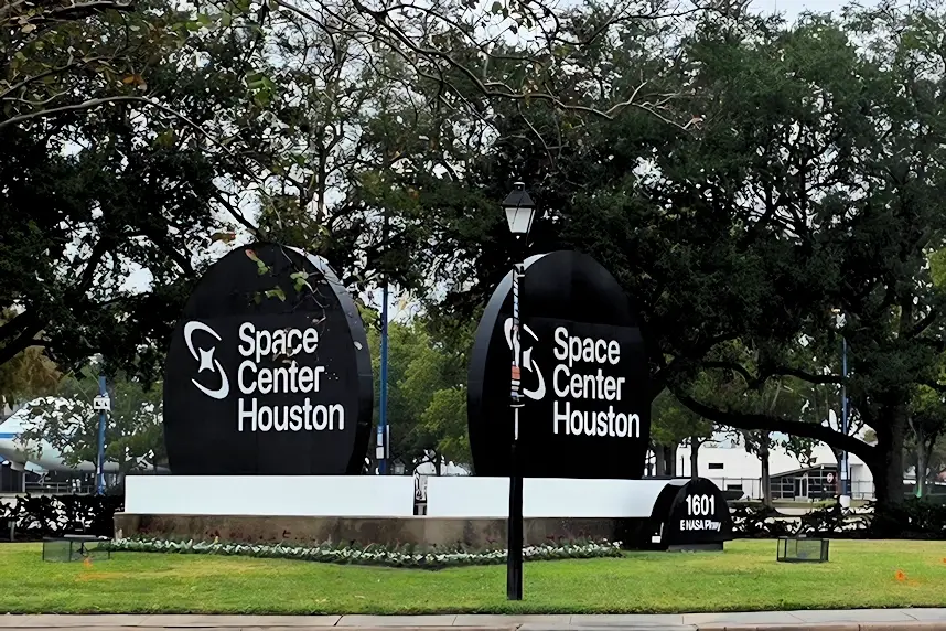 Entrance to Space Center Houston