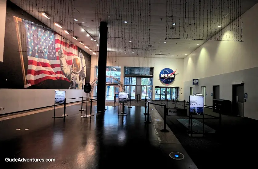 Inside the Space Center Houston Visitor Center