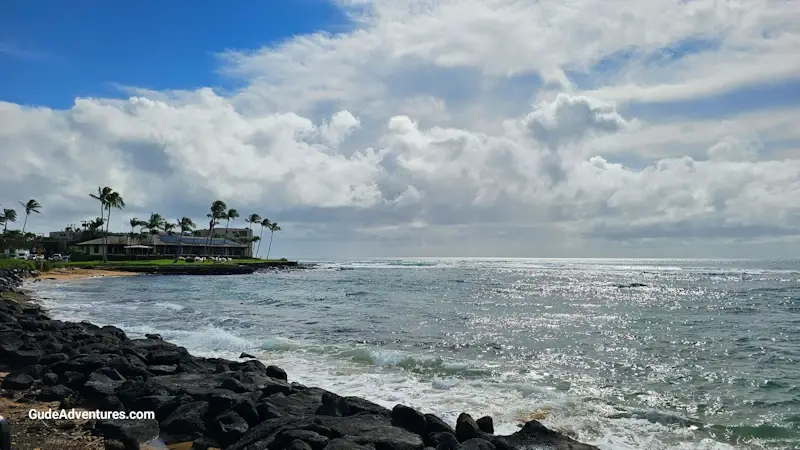 Kukuiula coastline near the park