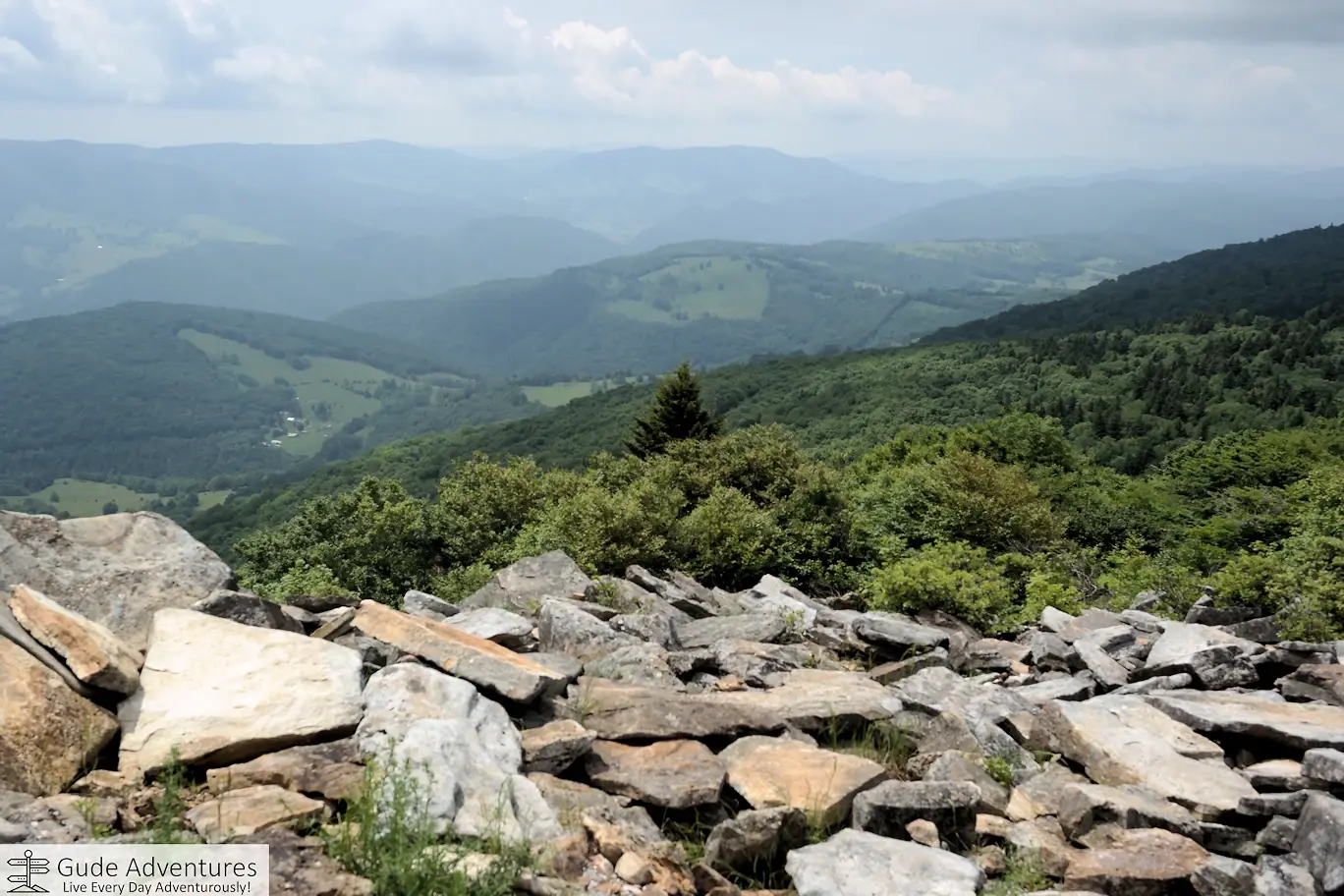 View from the top of Spruce Mountain