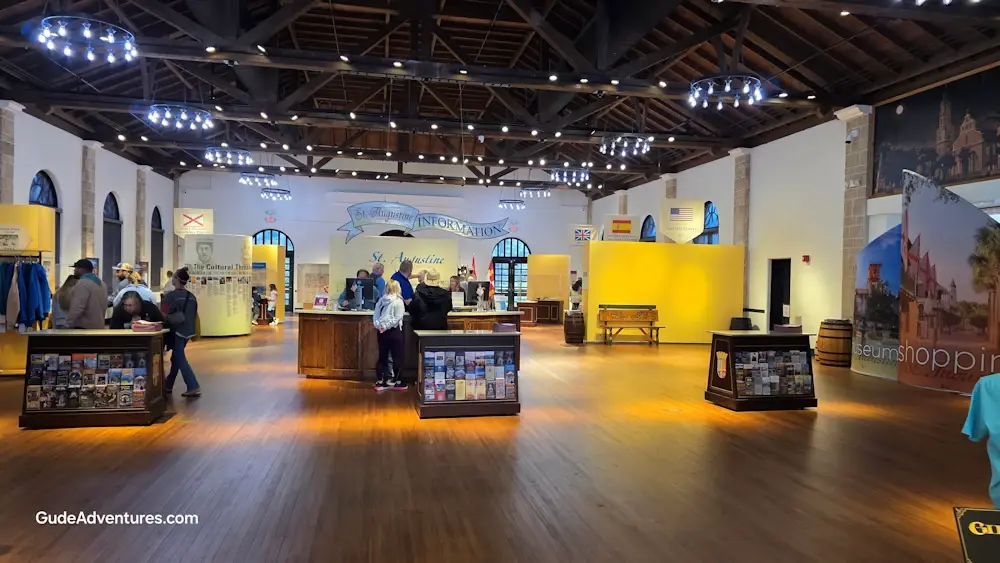 Inside the Visitor Information Center