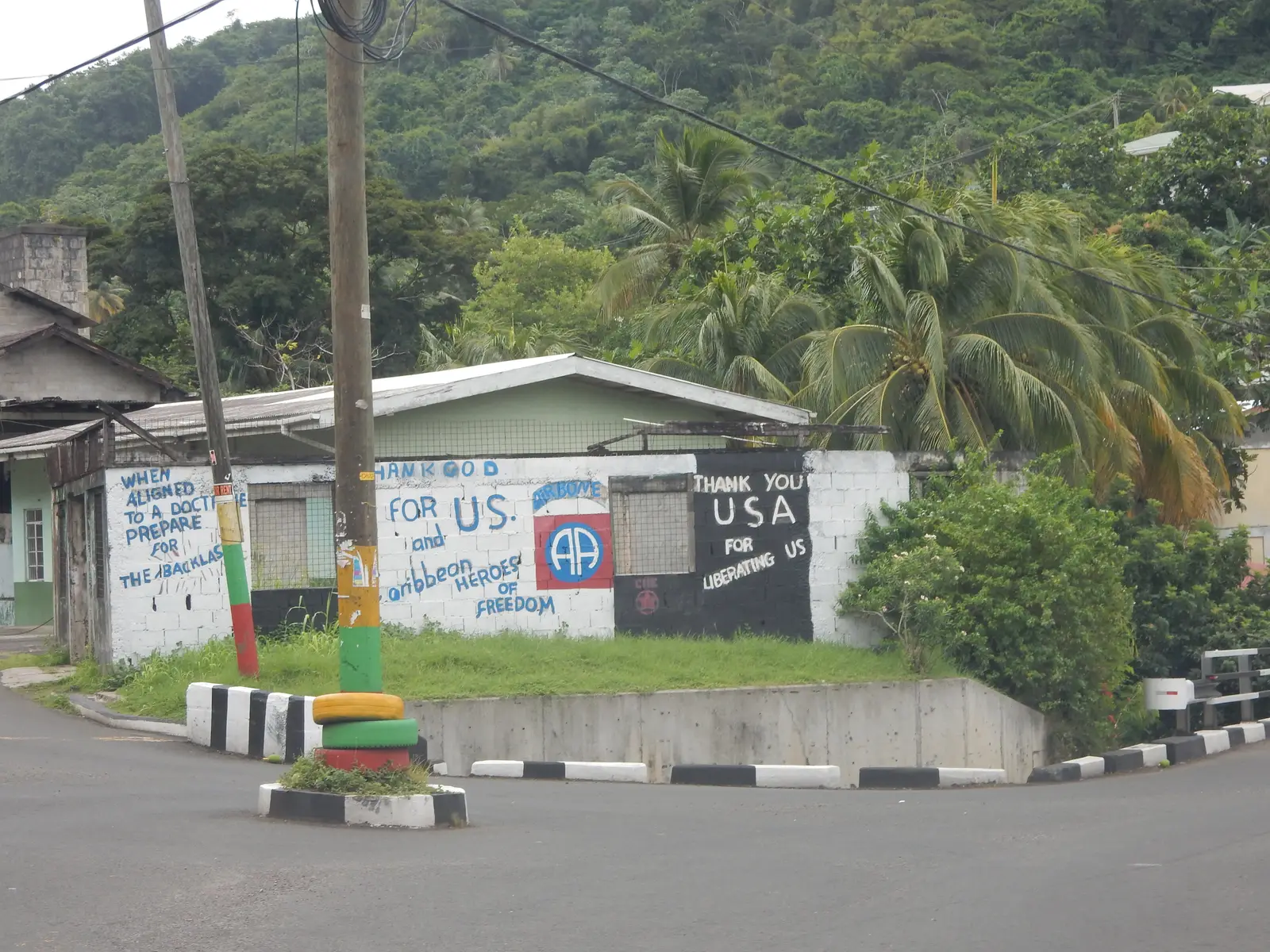 Memorial to US liberation of Grenada