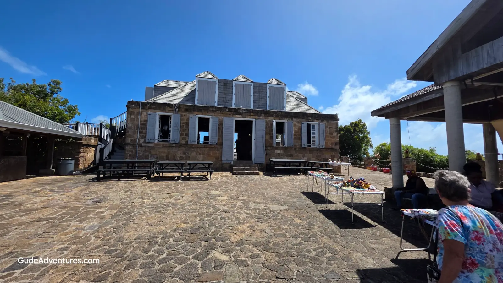 The Shirley Heights Lookout was first used during the War of American Independence (1774-1783) as a signal station 