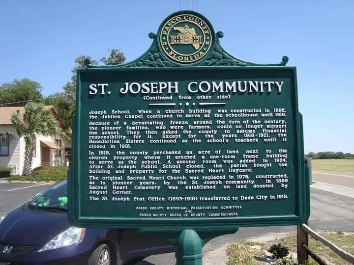 St. Joseph historical marker
