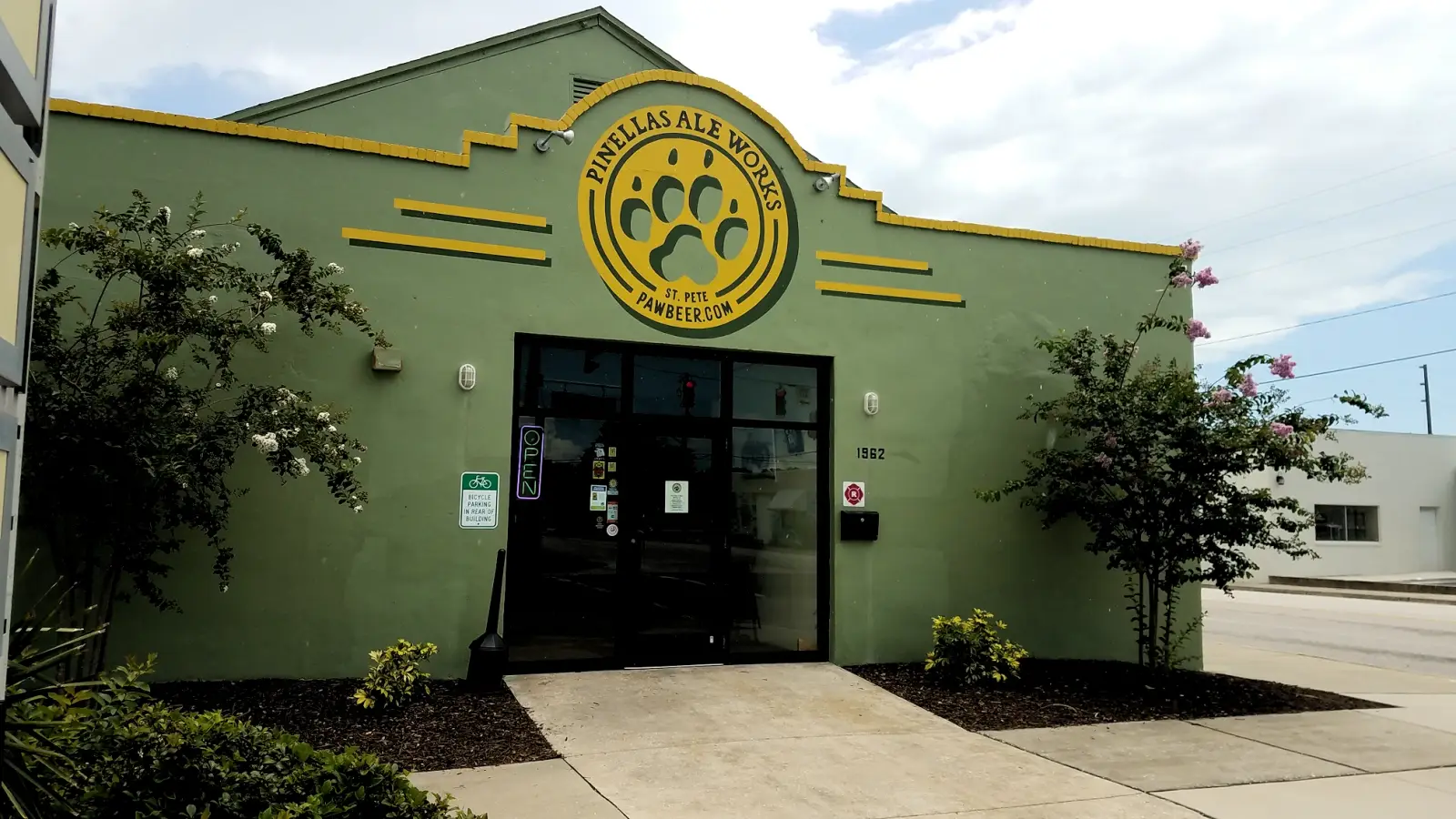 One of the many craft breweries in downtown St Petersburg