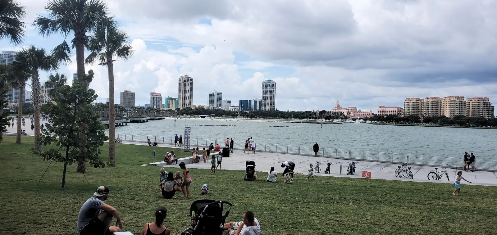 View of downtown St. Petersburg from the St. Pete Pier