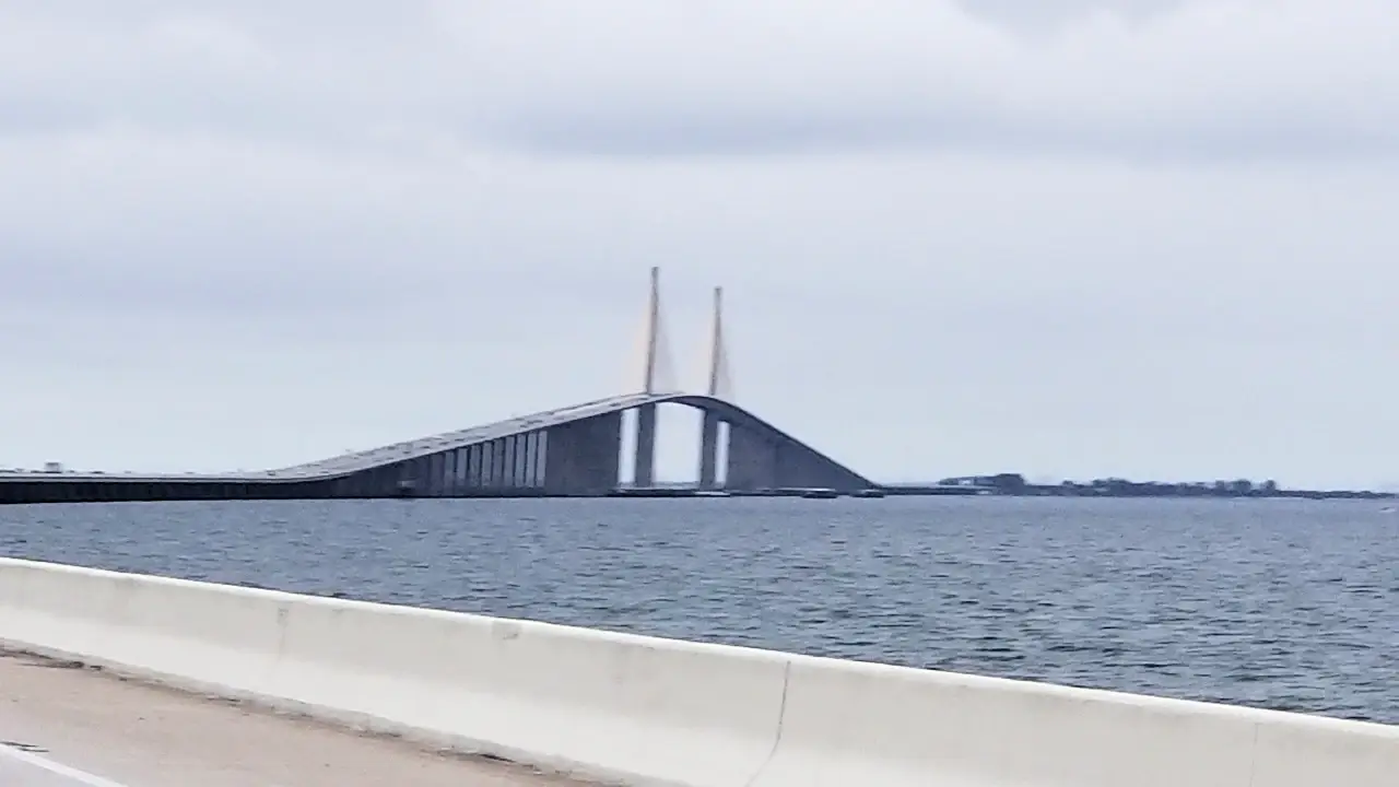 Sunshine Skyway Bridge south of St Petersburg