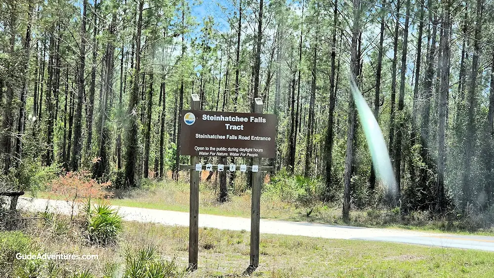 Entrance to Steinhatchee Falls.