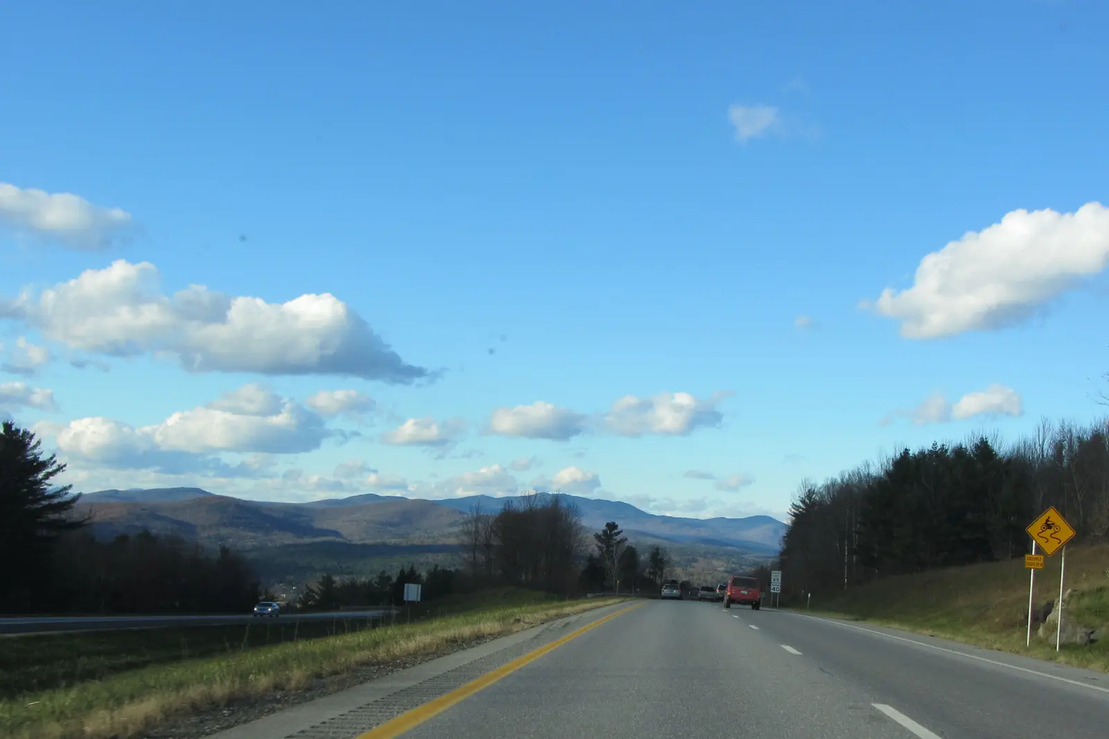 The Green Mountains of Vermont.
