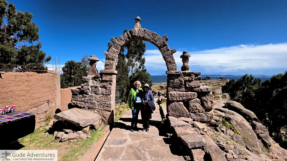 Archway on the path down to the shore