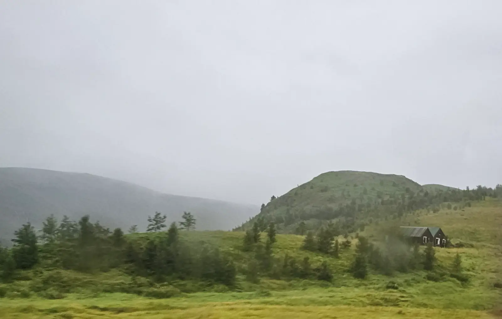 Mountains on the North end of the park.
