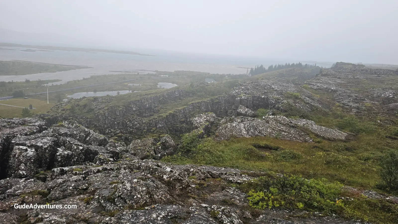 Þingvallavatn Lake is Iceland’s largest natural lake