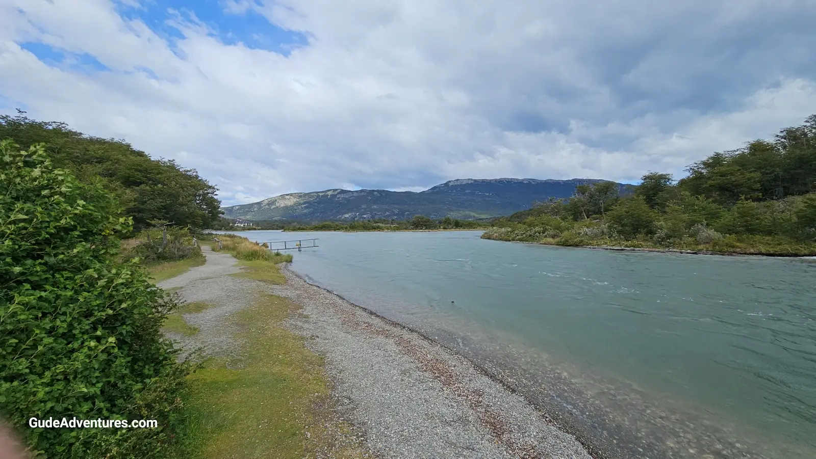 Rio Lapataia is a river that connects Lake Acicami to the Beagle Channel.