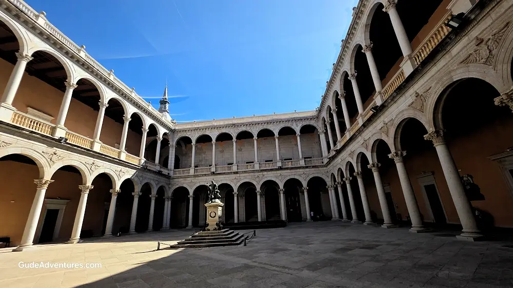 The Alcázar of Toledo courtyard