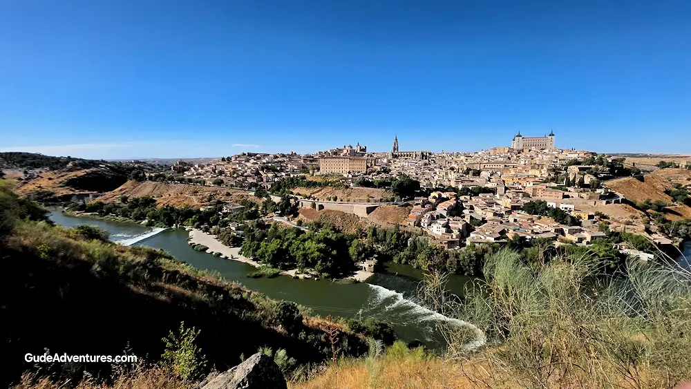 View of Toledo from across the Tagus River