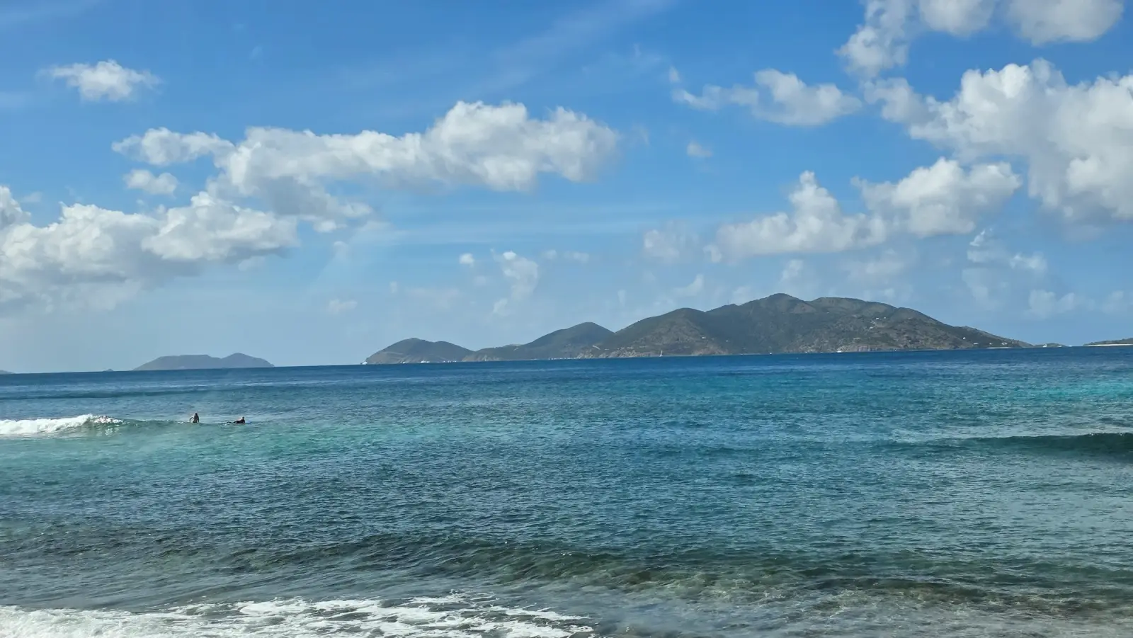 View to St Johns in the US Virgin Islands from Tortola