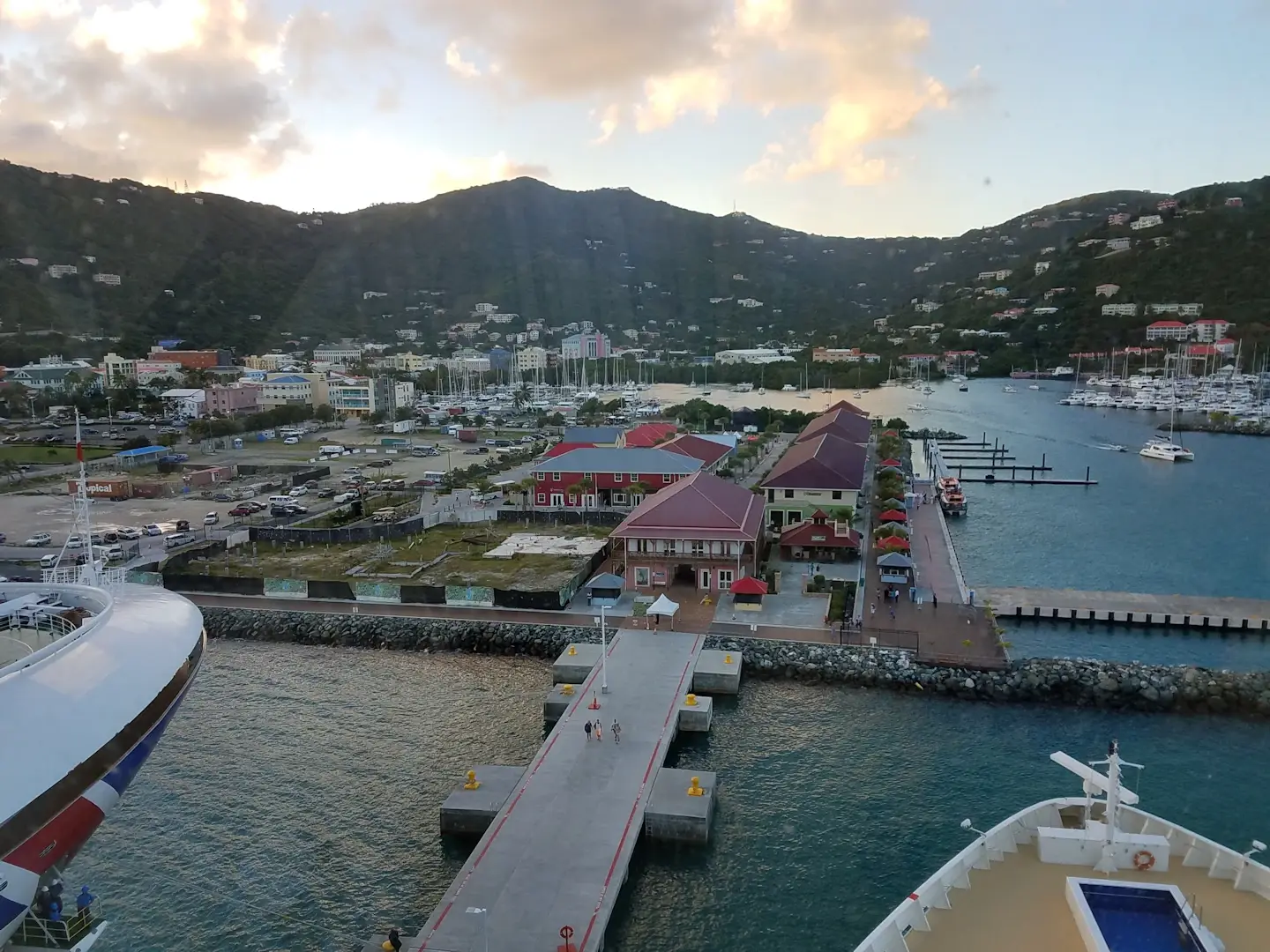 The port at Tortola, British Virgin Islands
