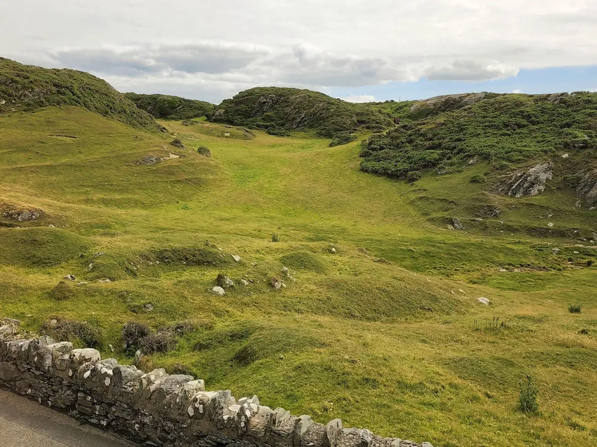 Ancient Celtic hut circles