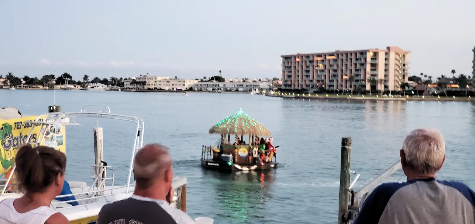 Tiki bar boat at John’s Pass