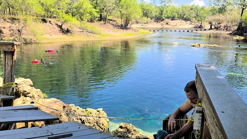 Divers in Troy Springs.